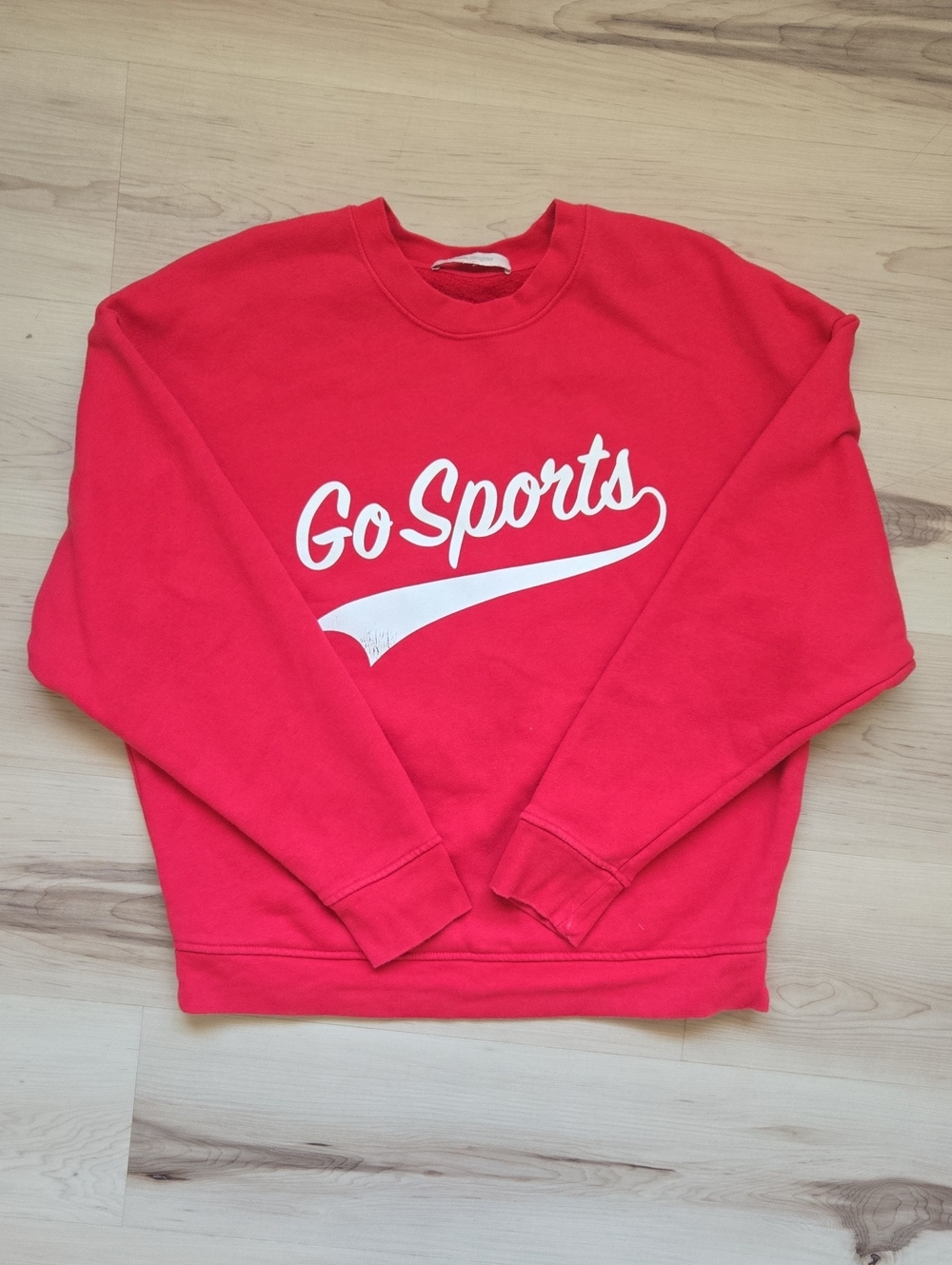 Favorite Daughter Go Sports Sweatshirt, Red, Size Medium